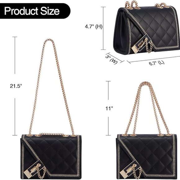 Leather style shoulder bag - Picture 6 of 7